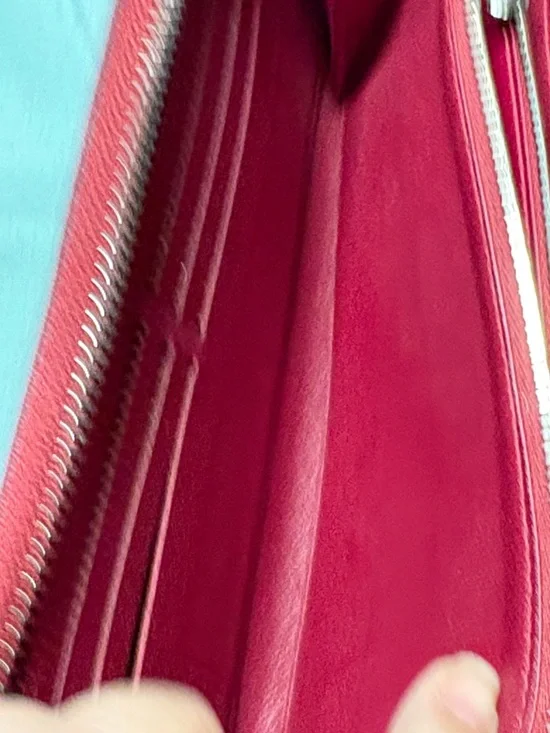 Louis Vuitton Fuchsia Epi Leather Zippy Wallet Silver Hardware France - Picture 12 of 14